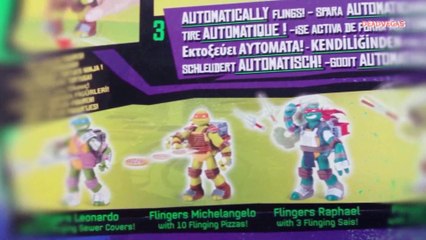 Unboxing:Review Flingers Michelangelo Teenage Mutant Ninja Turtles