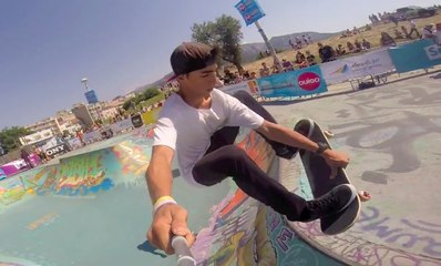 A Gopro and a cast with Matthias Dandois - Skate