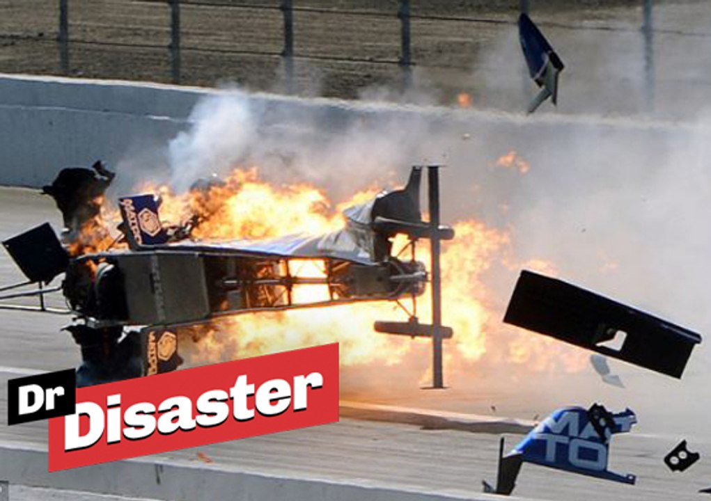 Incroyable explosion lors d'une course de draxter / Dr Disaster