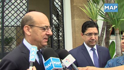 Nacer Bourita s'entretient avec le Secrétaire Général du Ministère des affaires Etrangères de l'Italie