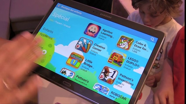 Galaxy Tab S : les tablettes premium de Samsung en vidéo