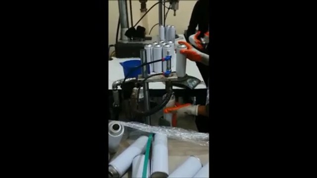 MANUAL AEROSOL FILLING MACHIINE - MANUEL AEROSOL DOLUM MAKİNESİ - 2