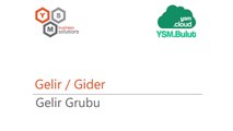 Gelir / Gider - Gelir Grubu