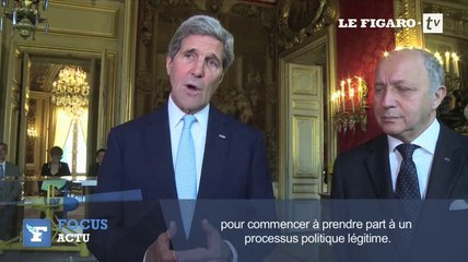 Ukraine et Irak au menu des discussions entre Fabius et Kerry
