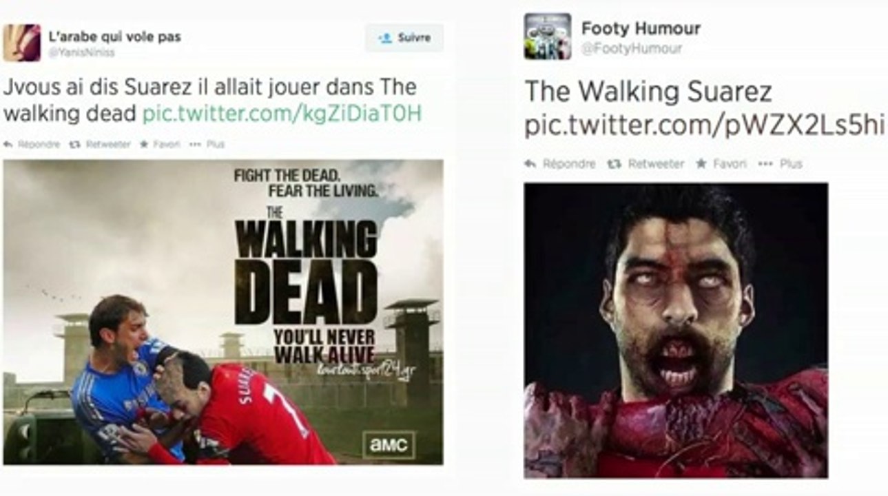 Twitter a une dent contre Suarez "le Cannibale"