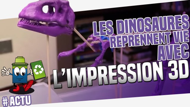 Les fossiles de dinosaures désormais imprimables