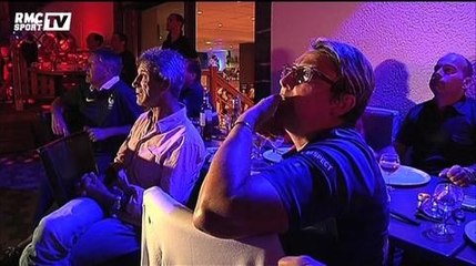 Football / France - Équateur avec la famille de Laurent Koscielny - 26/06