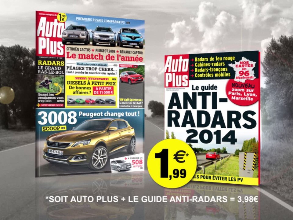 Guide anti-radars Auto Plus 2014 : la pub !