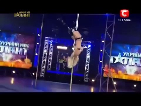 Ukraine Got Talent - The world's best pole dancer - Anastasia Sokolova
