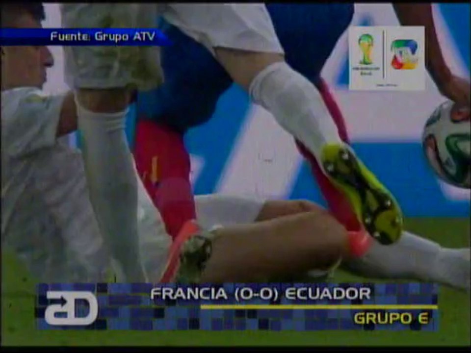 Resumen Grupo E - 3era Fecha - Francia 0-0 Ecuador