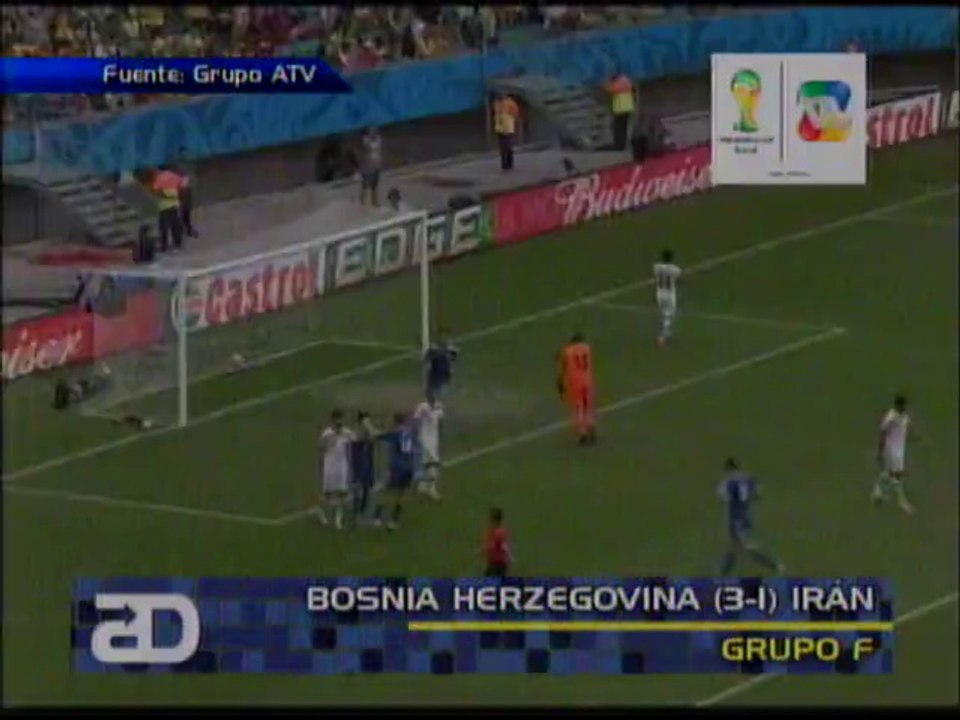 Resumen Grupo F - 3era Fecha - Bosnia 3-1 Iran