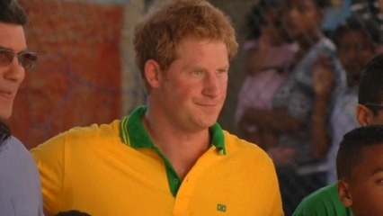 Brazil kids' plight moves Prince Harry