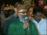 Delegetion of Ramdhan chepa  Vist MQM Sit-in Numaish to Solidarity with Mr.Altaf Hussain