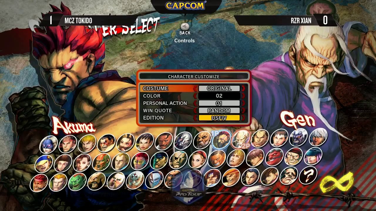 USFIV  MCZ Tokido vs RZR Xian - SEAM2014 Capcom Pro Tour Top 16