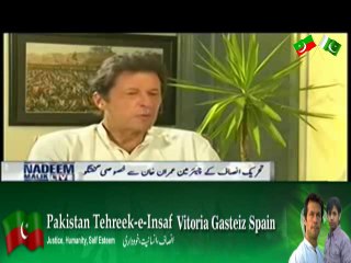 Nadeem Malik Live (Imran Khan Special Interview) – 26th June 2014
