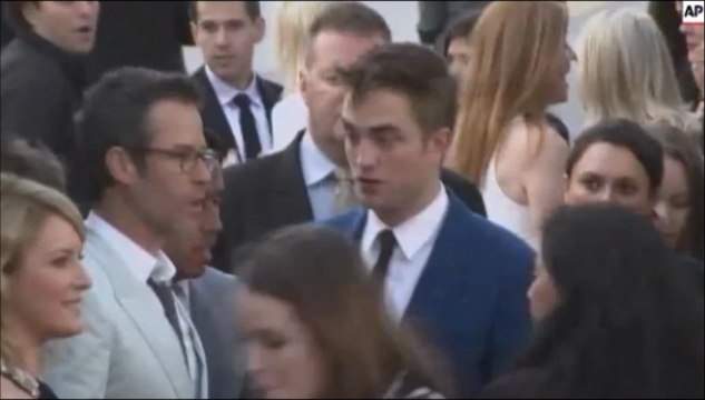 13.06.2014 LA The Rover Press Junket Rob, Guy And David Michôd Interview With Associated Press #4