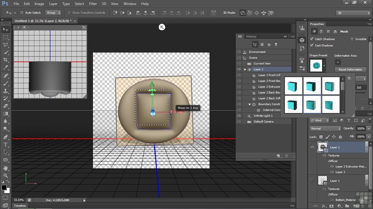 03_05-Adding Internal Constraints On Extruded Objects