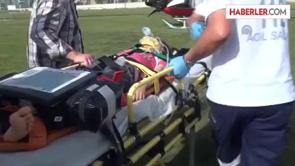 Hava ambulansı 8 yaşındaki Fadime için havalandı -