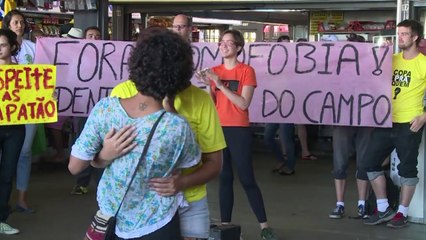 Brasilia: manifestation contre l'homophobie et le machisme