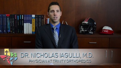 What is the first thing a patient should do if they injure their shoulder-