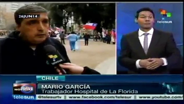 Chile: trabajadores de la salud se suman al paro social-nacional