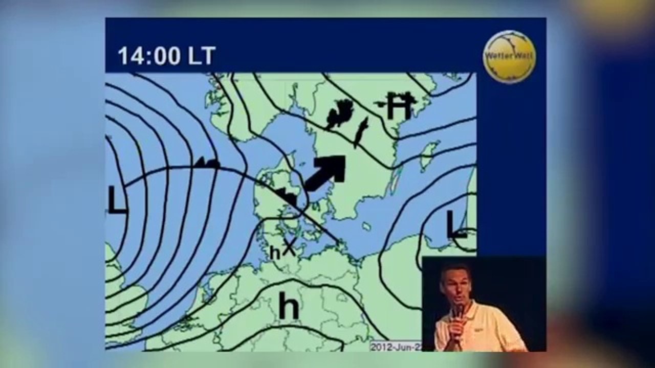 Daily weather forecast Kiel Week 2012 22/06/2012 video Dailymotion