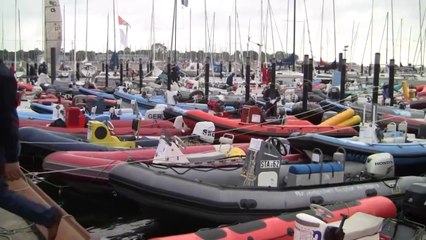 Beginn eines Regattatages des Audi Sailing Team Germany