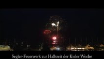 Segler-Feuerwerk zur Halbzeit der Kieler Woche 2011