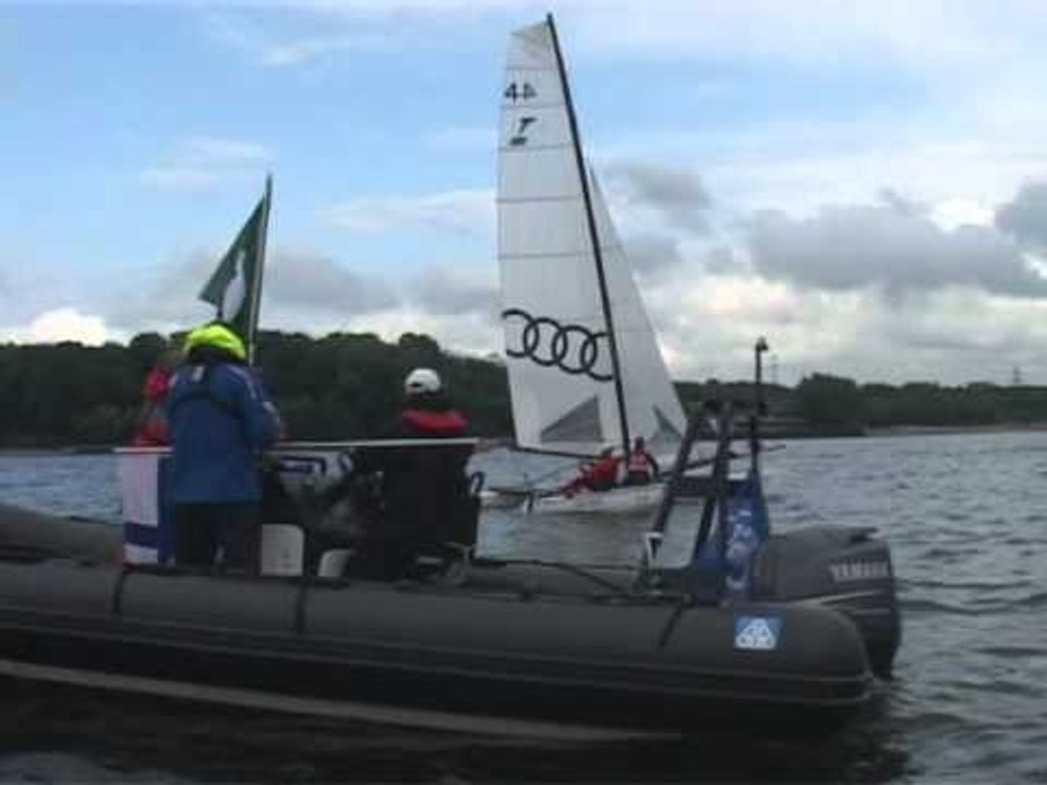 Tornado Speedsailing in der Audi Sailing Arena, 23.06.2011