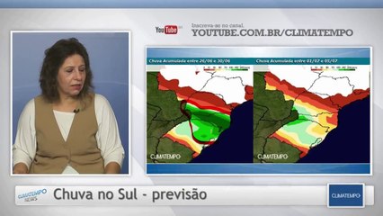 Bloqueio atmosférico: Sul do Brasil tem muita chuva