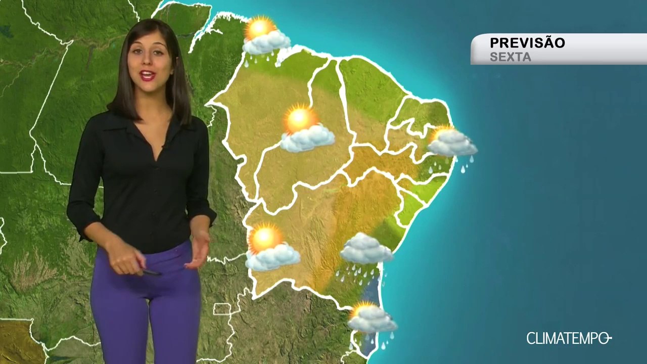 Previsão do Tempo - Sexta 13/06/2014 - Nordeste