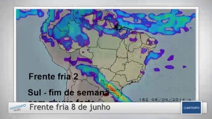 Chuva na trave na véspera da abertura da Copa