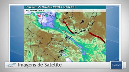 Frente fria chegando ao Sudeste