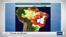 Chuva no Brasil nos próximos 15 dias