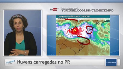 Alerta para temporais no PR, MS e em SP