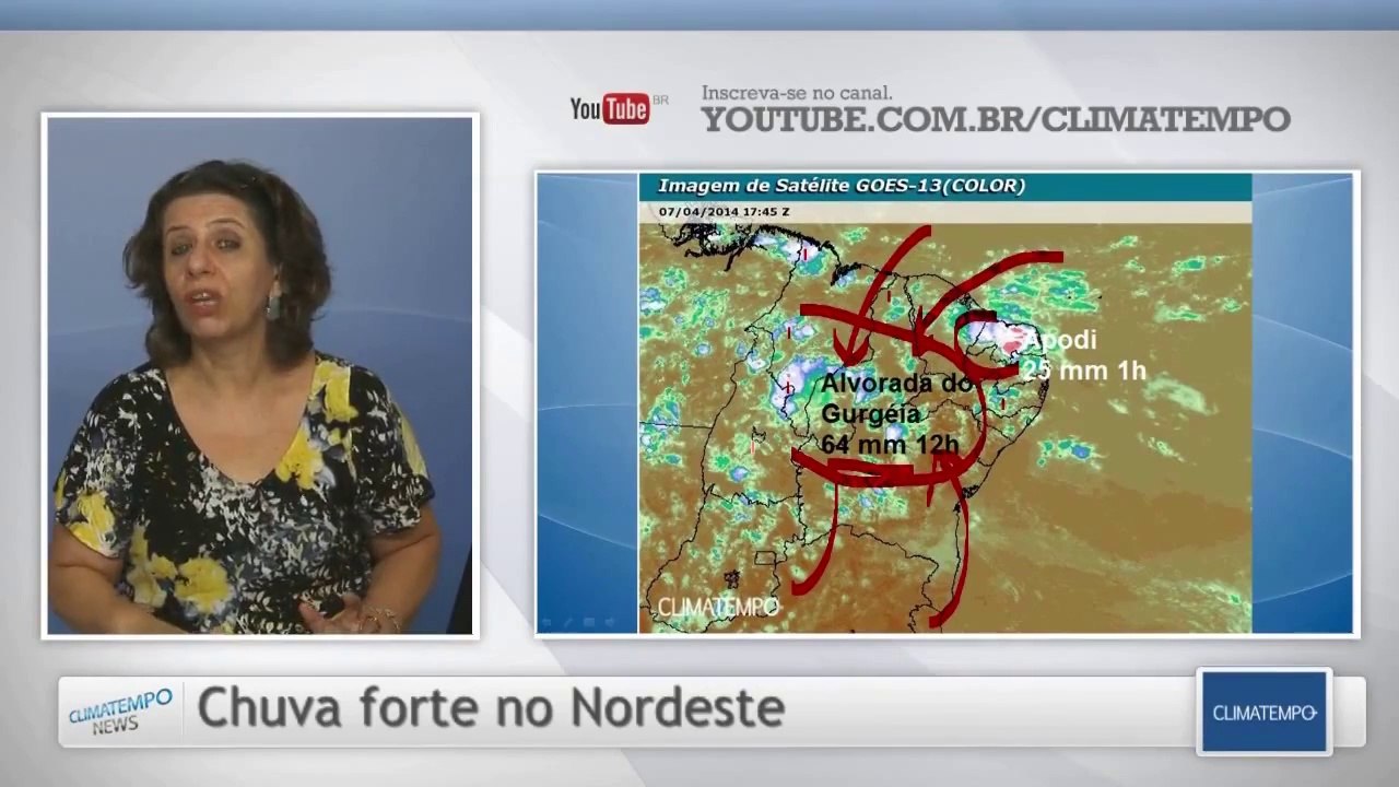 Chuva forte no Nordeste