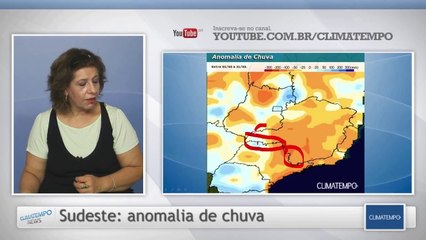 Sudeste: março com chuva abaixo da média