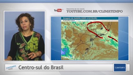 Frente fria ainda influencia o Sudeste