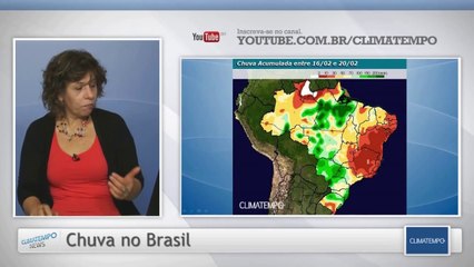 Previsão da chuva no BR para 15 dias