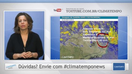 Vai chover em MG e no ES?