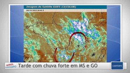 Alerta Climatempo - Edição das 15h30 - 09/12/2013