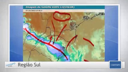 Volta a chover no Sul