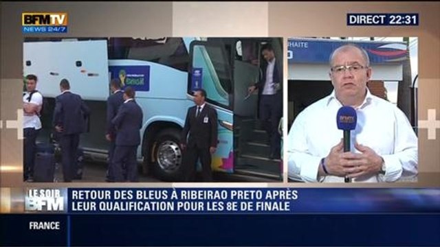Le Soir BFM: Coupe du monde: Qualifiés pour les huitièmes de finale, les Bleus sont de retour à Ribeirao Preto - 26/06 1/4