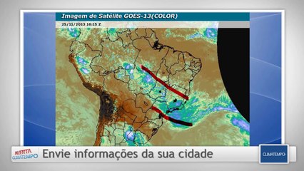 Alerta Climatempo - Edição das 15h30 - 25/11/2013