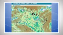 Chuva volumosa sobre o Sudeste e Centro-Oeste