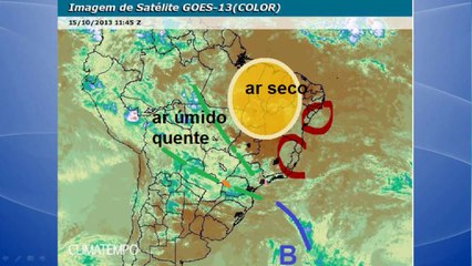 Há risco de temporais hoje no Brasil?
