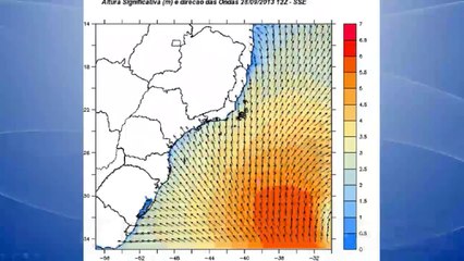 Download Video: Grande ciclone extratropical no mar do Sudeste