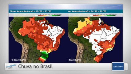Alerta para muita chuva no Sul do Brasil