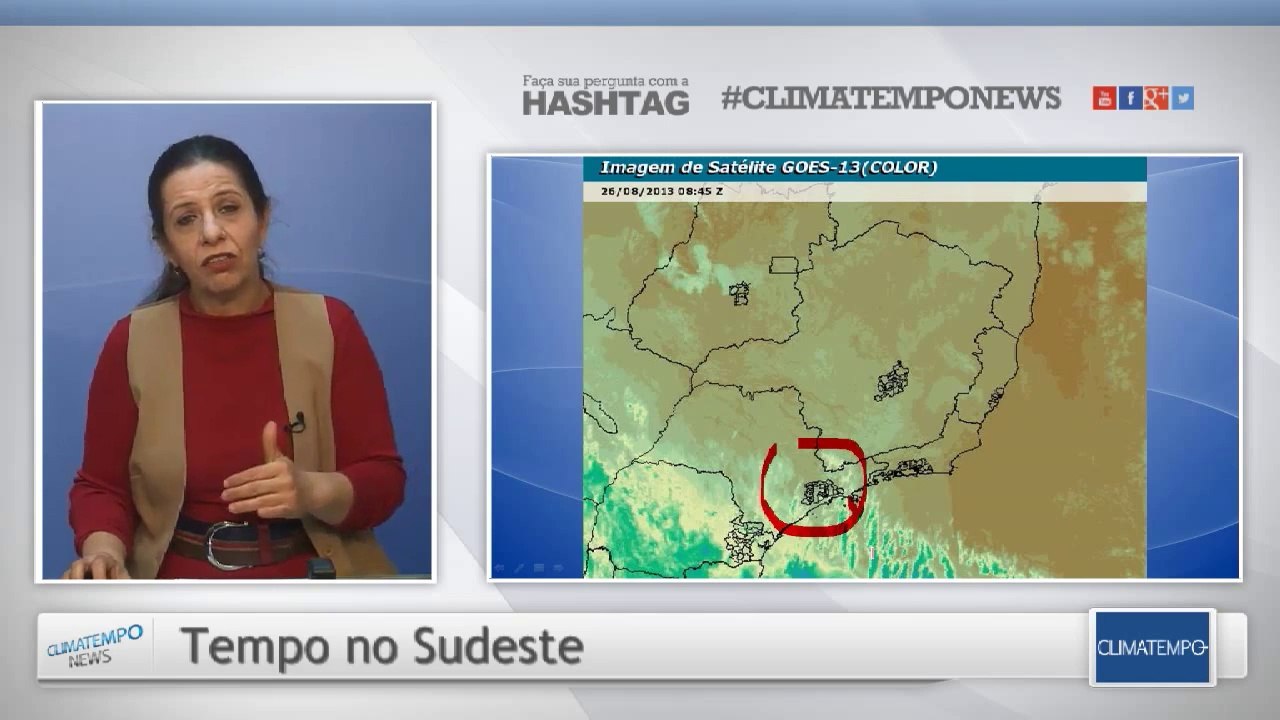 Frio chegando ao Sudeste