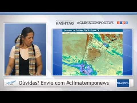 Quantas frentes frias chegam ao Brasil por mês?